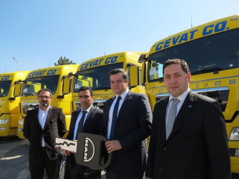 Более 10 человек MAN EfficientLine присоединились к Cevat Logistics