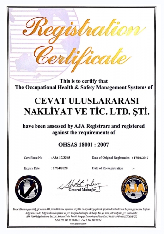 OHSAS 18001 турецкий